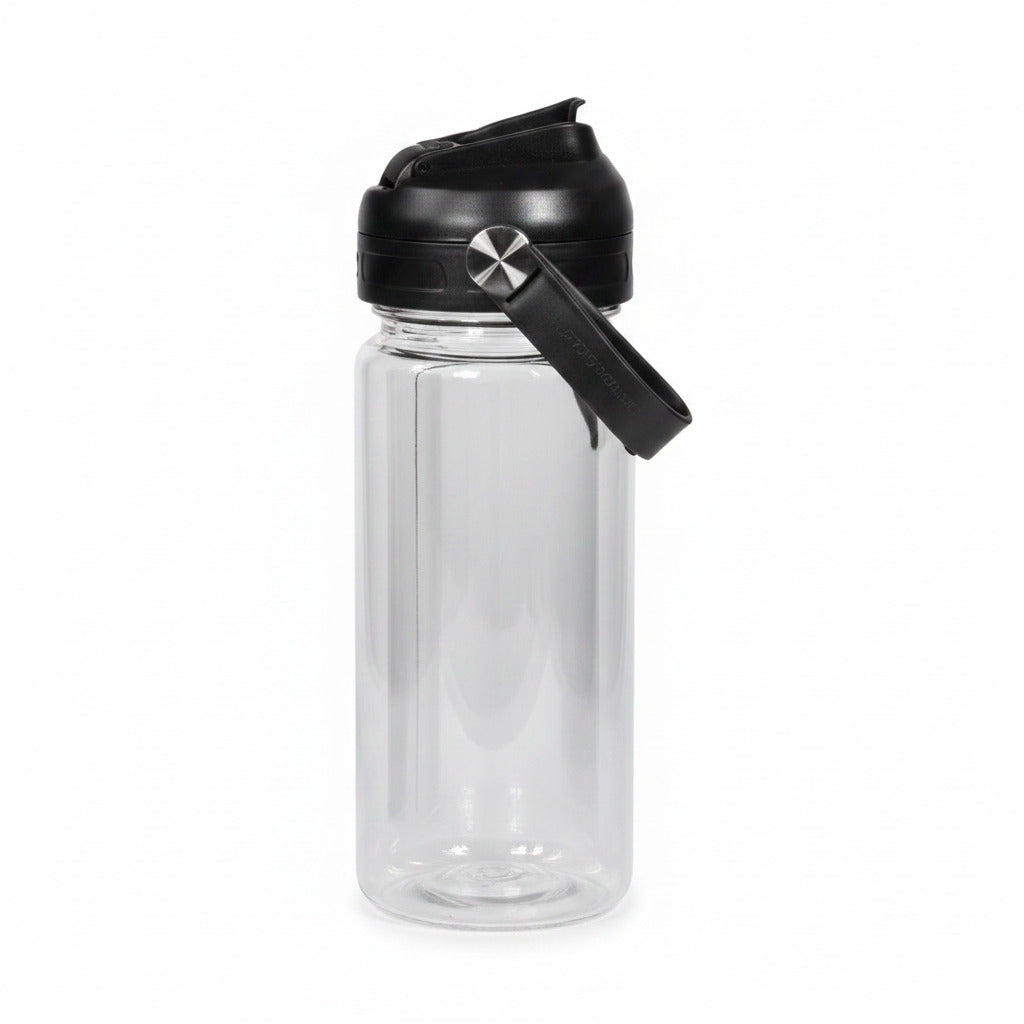 10oz Drink Bottle – Black Lid & Black Handle