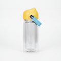 10oz Drink Bottle – Yellow Lid & Baby Blue Handle