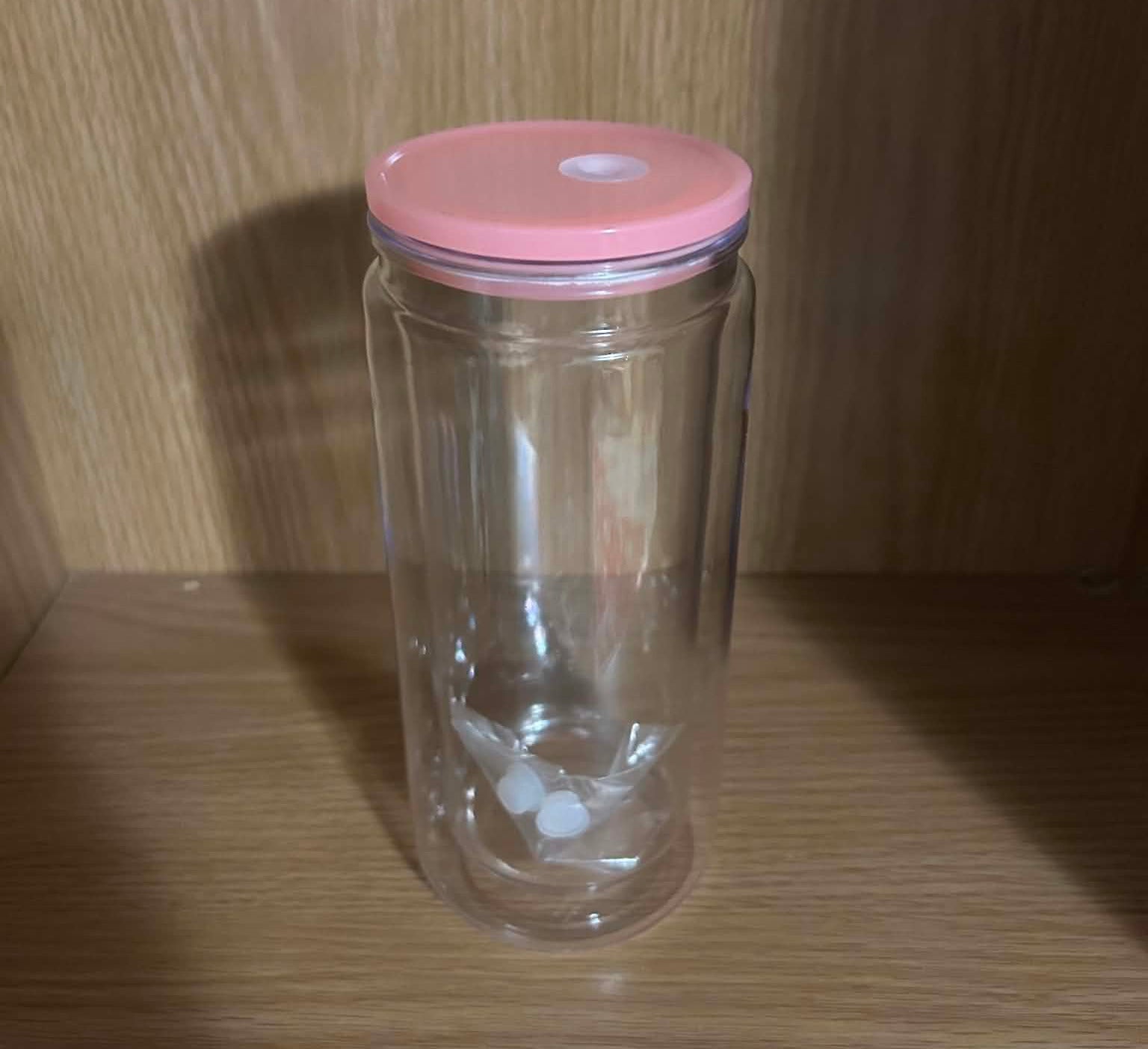 20oz Snow Globe Cup (Baby Pink)