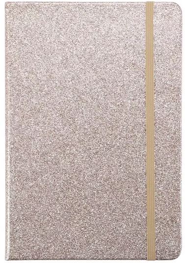 A5 Glitter Notebook (Gold)
