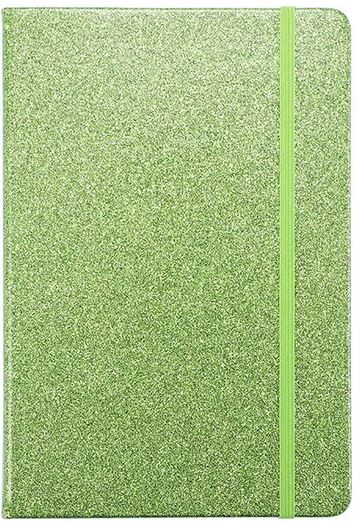 A5 Glitter Notebook (Green)