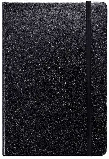 A5 Glitter Notebook (Black)