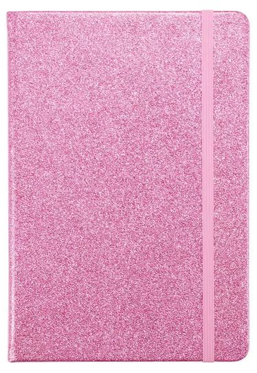 A5 Glitter Notebook (Pink)