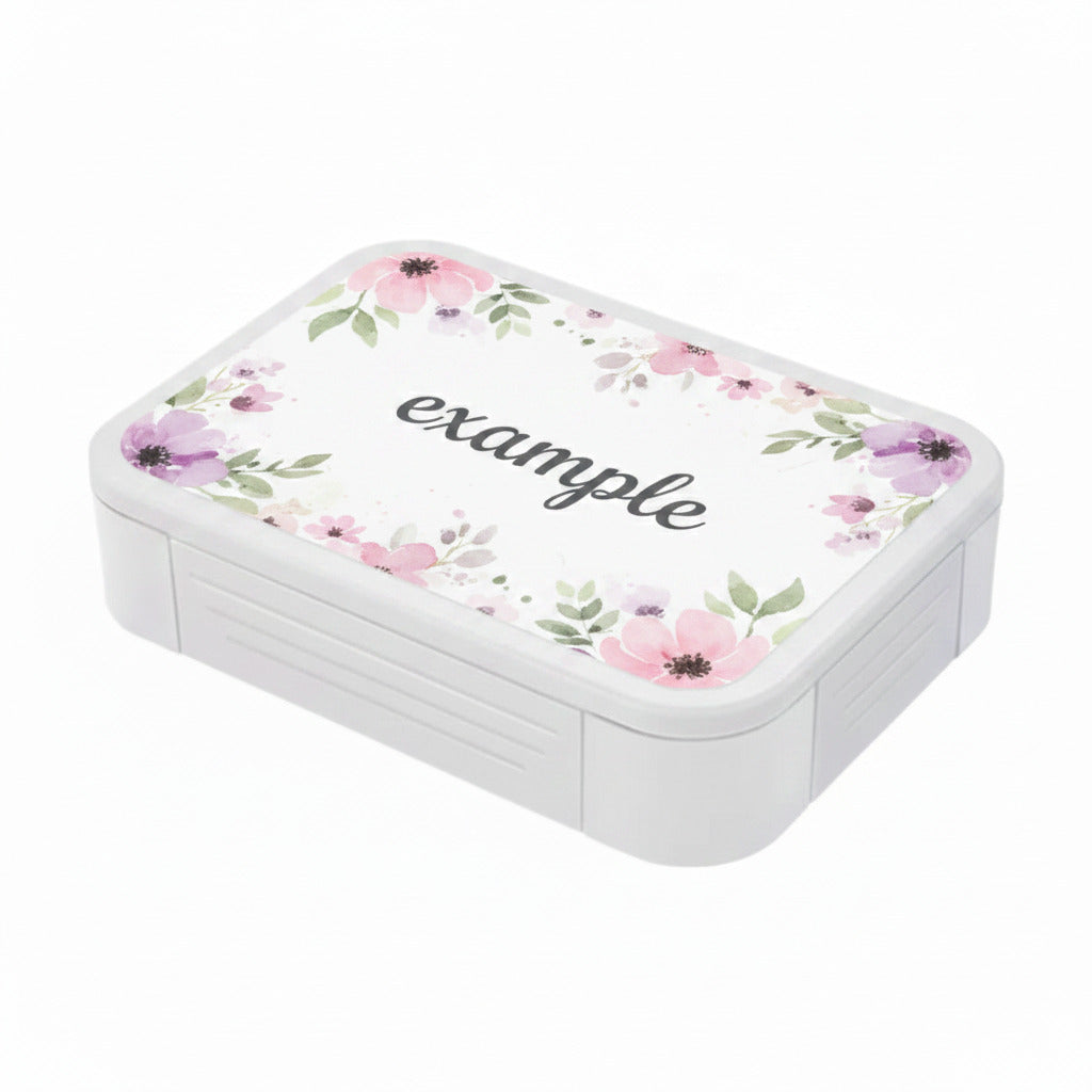 Sublimation Bento Snack/Lunch Box (White)