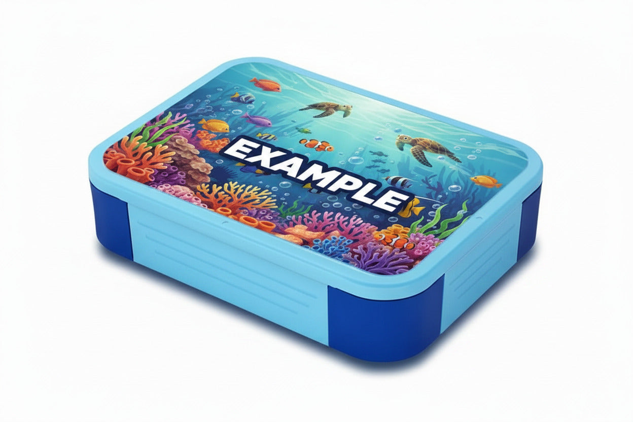 Sublimation Bento Snack/Lunch Box (Blue)